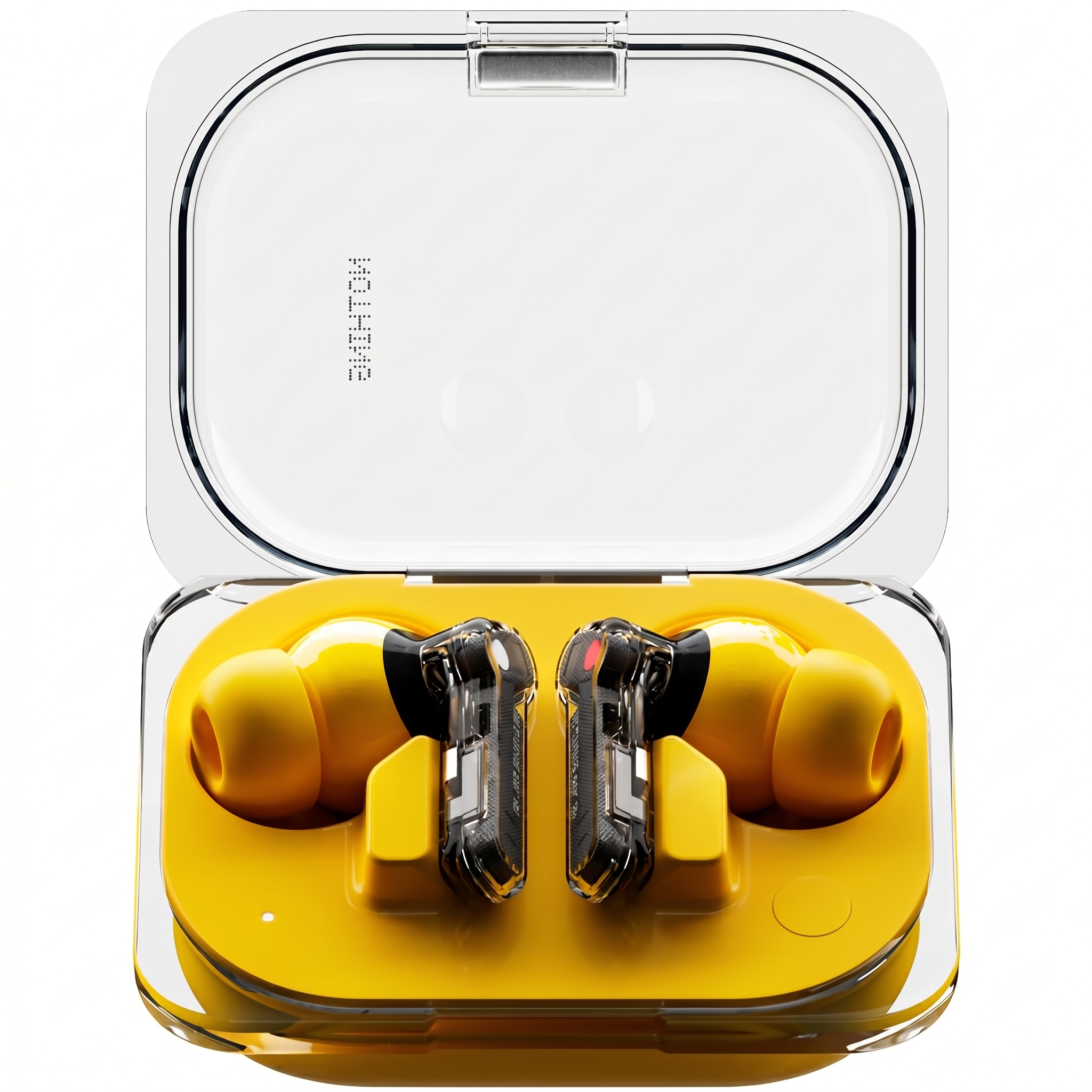 thumbnail video image 2 of Nothing Ear (a) Wireless Earbuds, 45dB Hybrid Noise Cancelling Earbuds, Hi-Res Audio, Advanced Equaliser, Dual Connect, 6 Mics, 42.5H Playtime Ear Buds Wireless Bluetooth, Yellow, 2 of 11