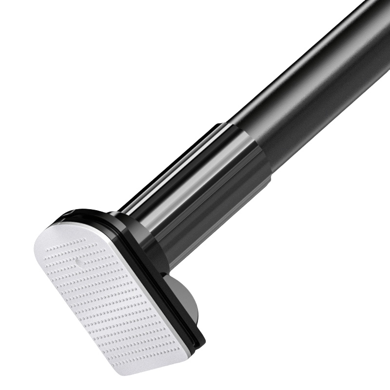thumbnail video image 2 of Spring Tension Curtain Rod for Room Divider 43 to 83 inches,Adjustable Shower Curtain Rods,No Drilling,Gray, 2 of 8