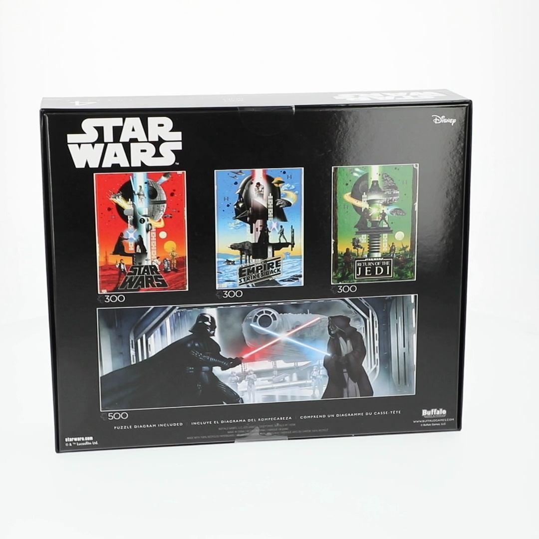 Buffalo Games Star Wars 4 x 1 Multipack Interlocking Jigsaw