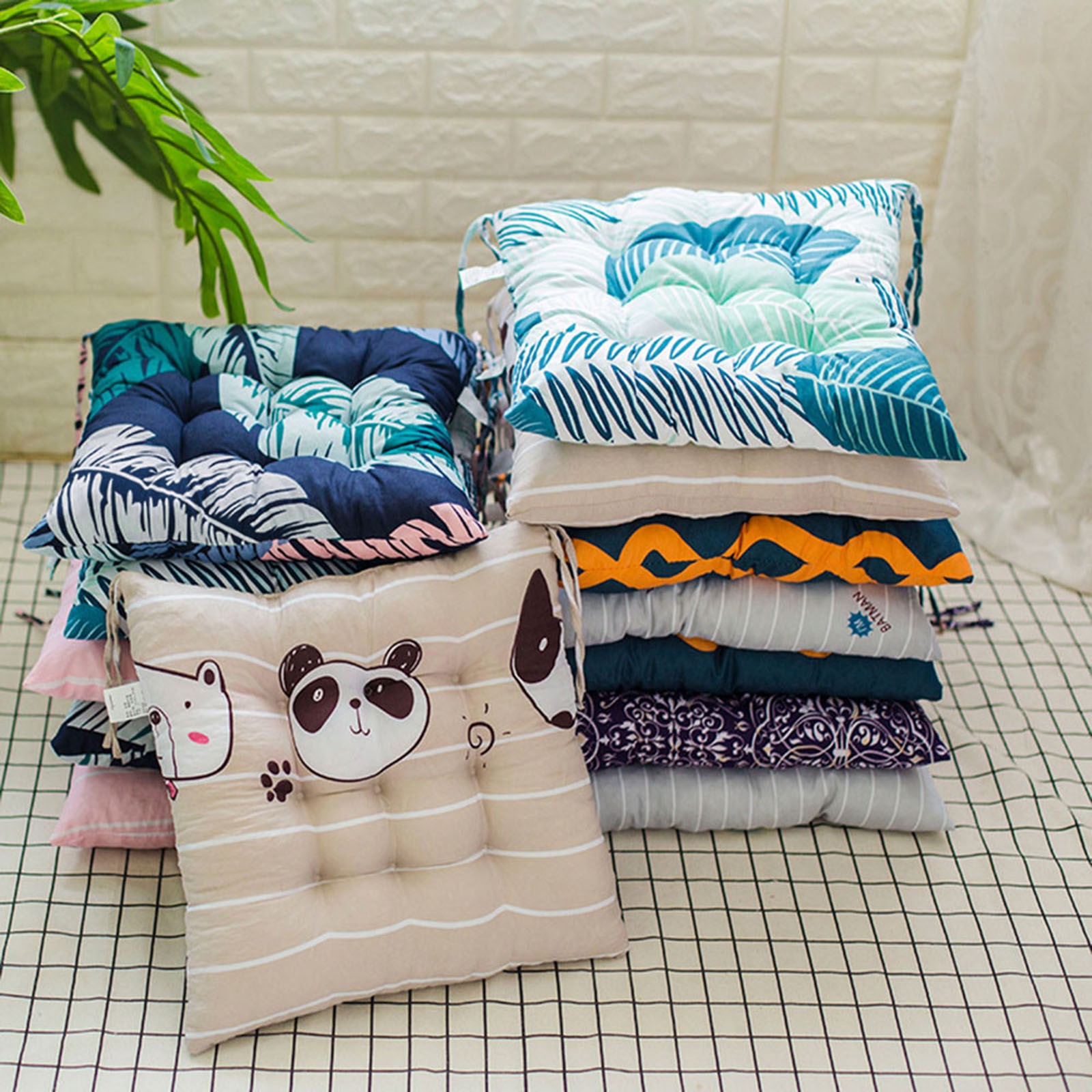 thumbnail video image 2 of Kingtowag Clearance Items, Outdoor Chair Cushions Outdoor Garden Patio Home Kitchen Sofa Chair Seat Soft Cushion Pad 1 Seat Cushion, Spring Sale 2024, 2 of 3