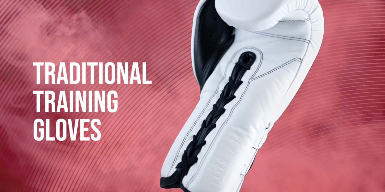 thumbnail video image 2 of Cleto Reyes Training Gloves with Laces for Men and Women (12oz., Classic Red), 2 of 6