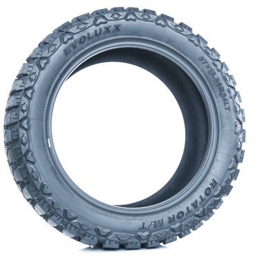 4 New Evoluxx Rotator M/T LT 37X13.50R22 Tires - Load Range E, 10-Ply, Mud Terrain