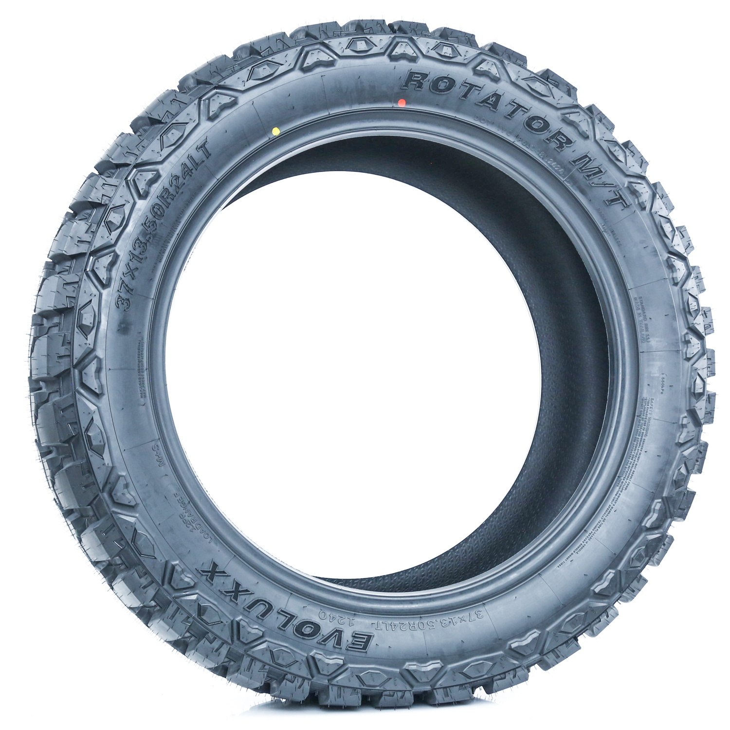 Evoluxx Rotator M/T LT 37X13.50R24 Load F 12 Ply MT Mud Tire for