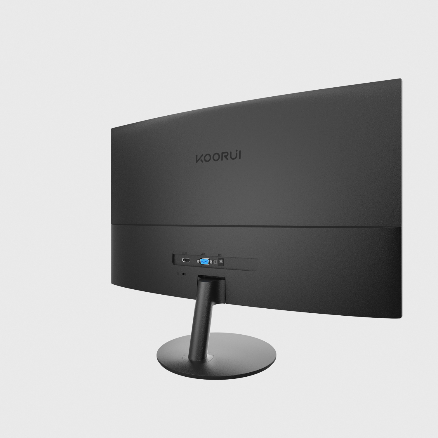KOORUI 24-Inch Curved Computer Monitor- Full HD 1080P 60Hz Gaming Monitor  1800R