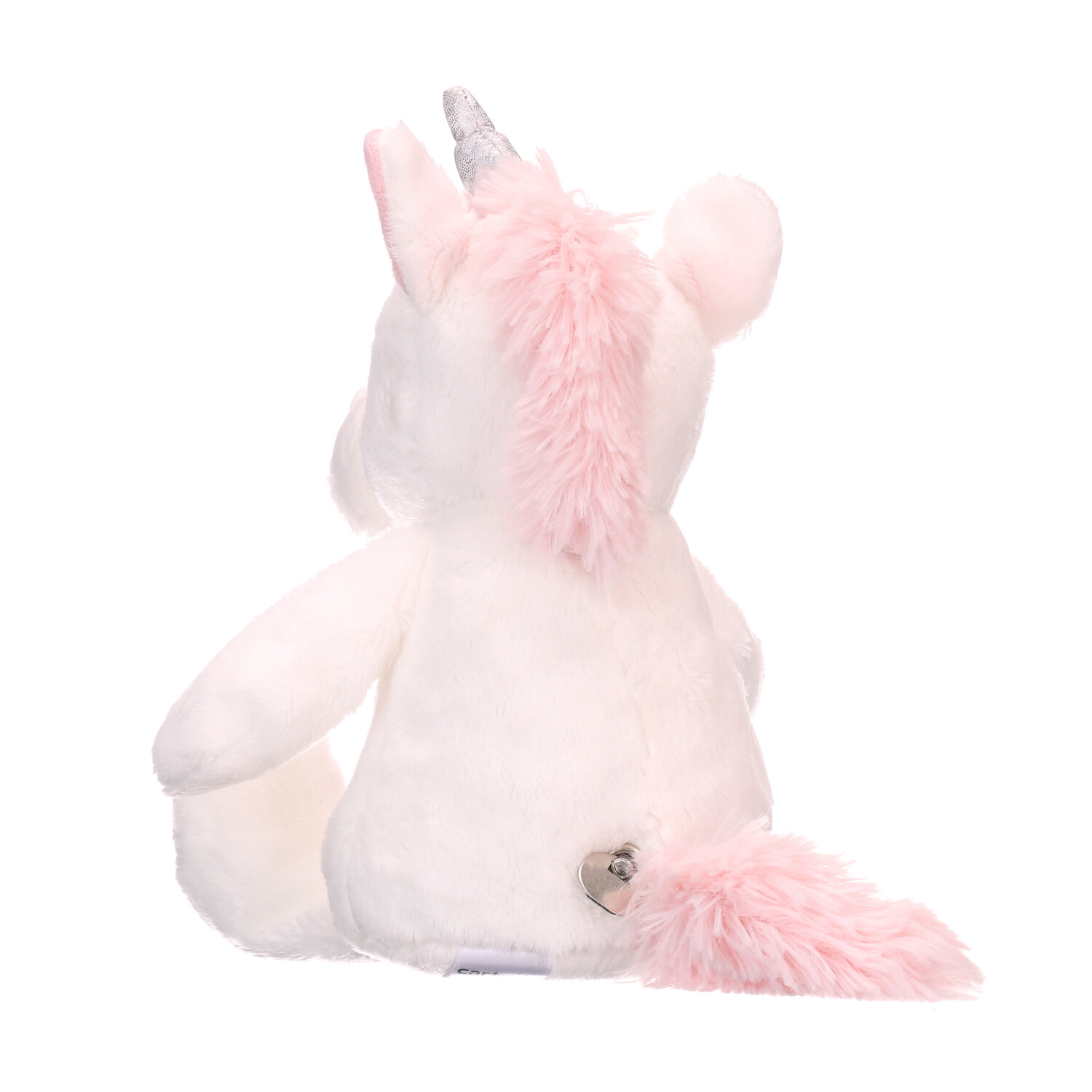 Carters Unicorn Plush White Pink Silver Horn - Baby Girl Stuffed Anima –