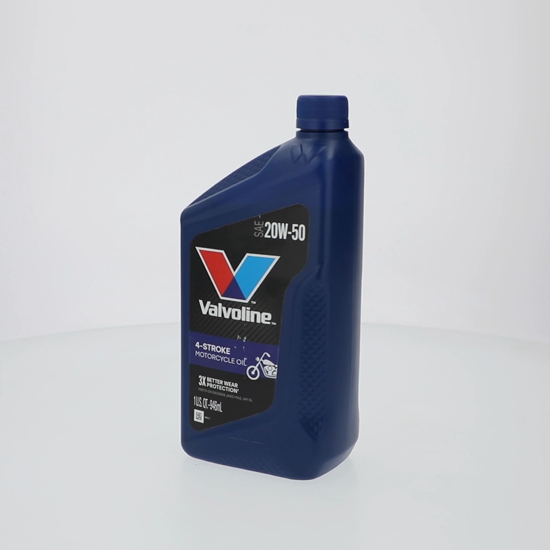 5 pack) Valvoline 4-Stroke 20W-50 Conventional Motorcycle Oil 1