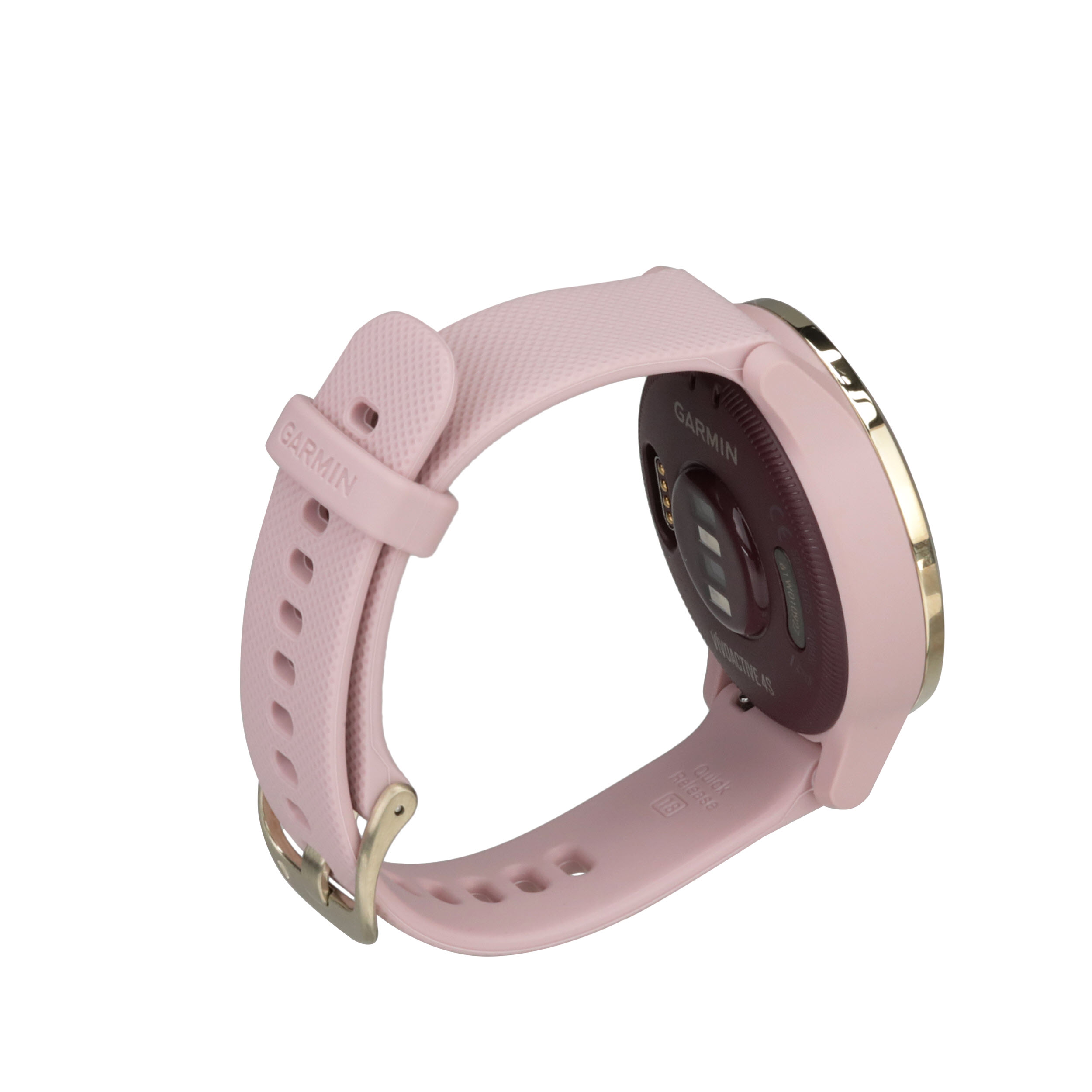 Garmin Vivoactive 4S - Light Gold with Dust Rose Band