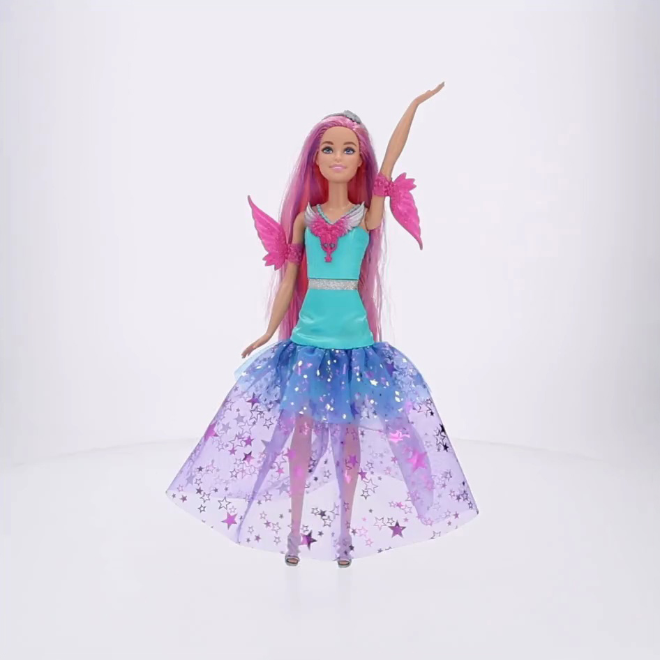 Barbie Doll with 2 Fantasy Pets and Dress from Barbie a Touch of