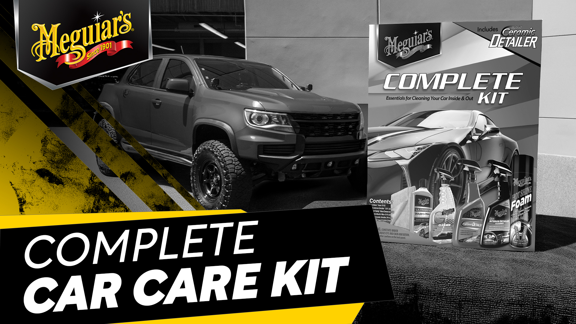 thumbnail video image 2 of Meguiar's Complete Car Care Kit, Car Detailing Holiday Gift Set for Men, Dads and Husbands, 2 of 11
