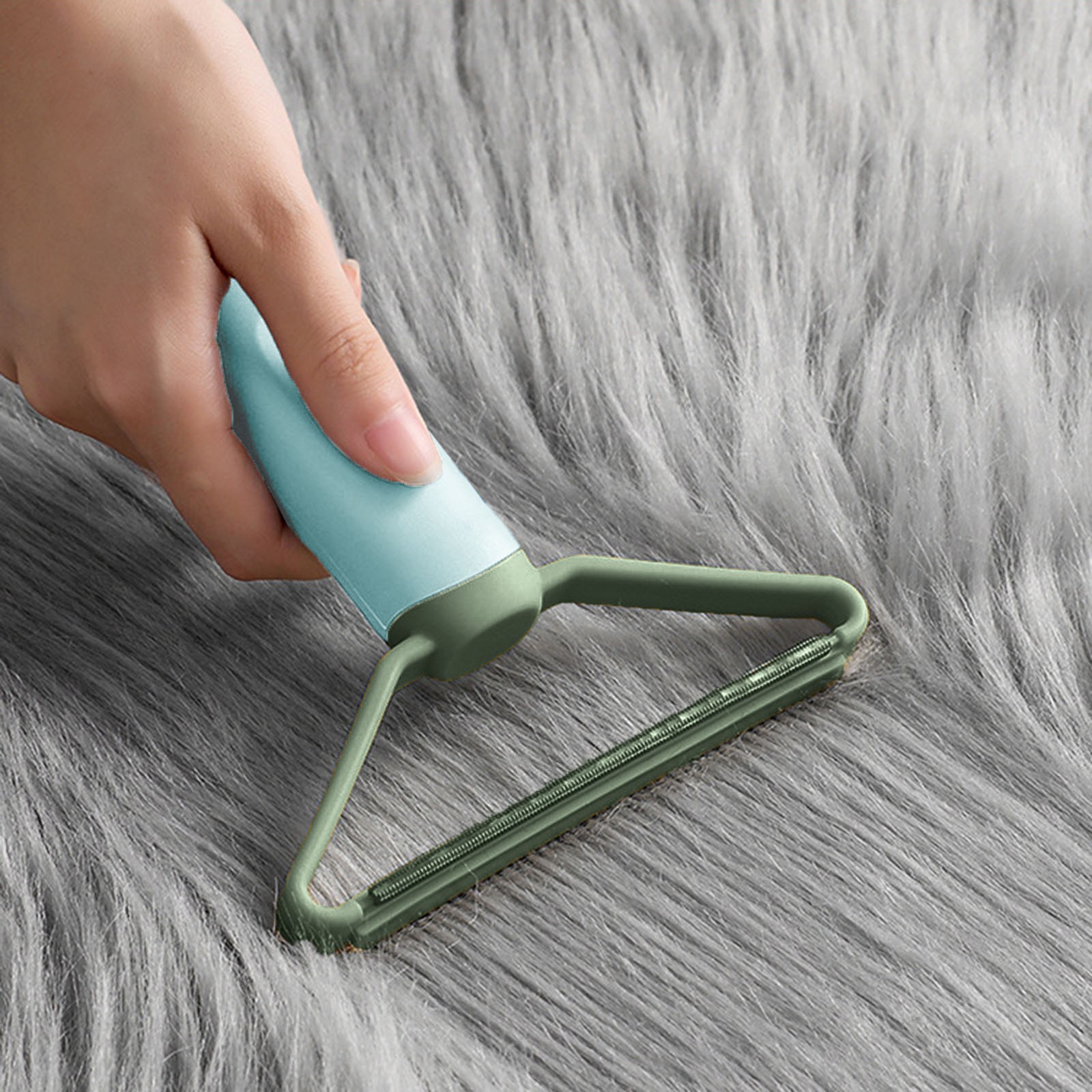 thumbnail video image 2 of Hyrbek Hair Remover , Dog Grooming Brush Comb Undercoat Rake for Dogs Grooming Supplies Dematting Deshedding Brush for Shedding Cat Brush Deshedder Brush Dogs Shedding Tool for Long Matted Haired Pet, 2 of 9