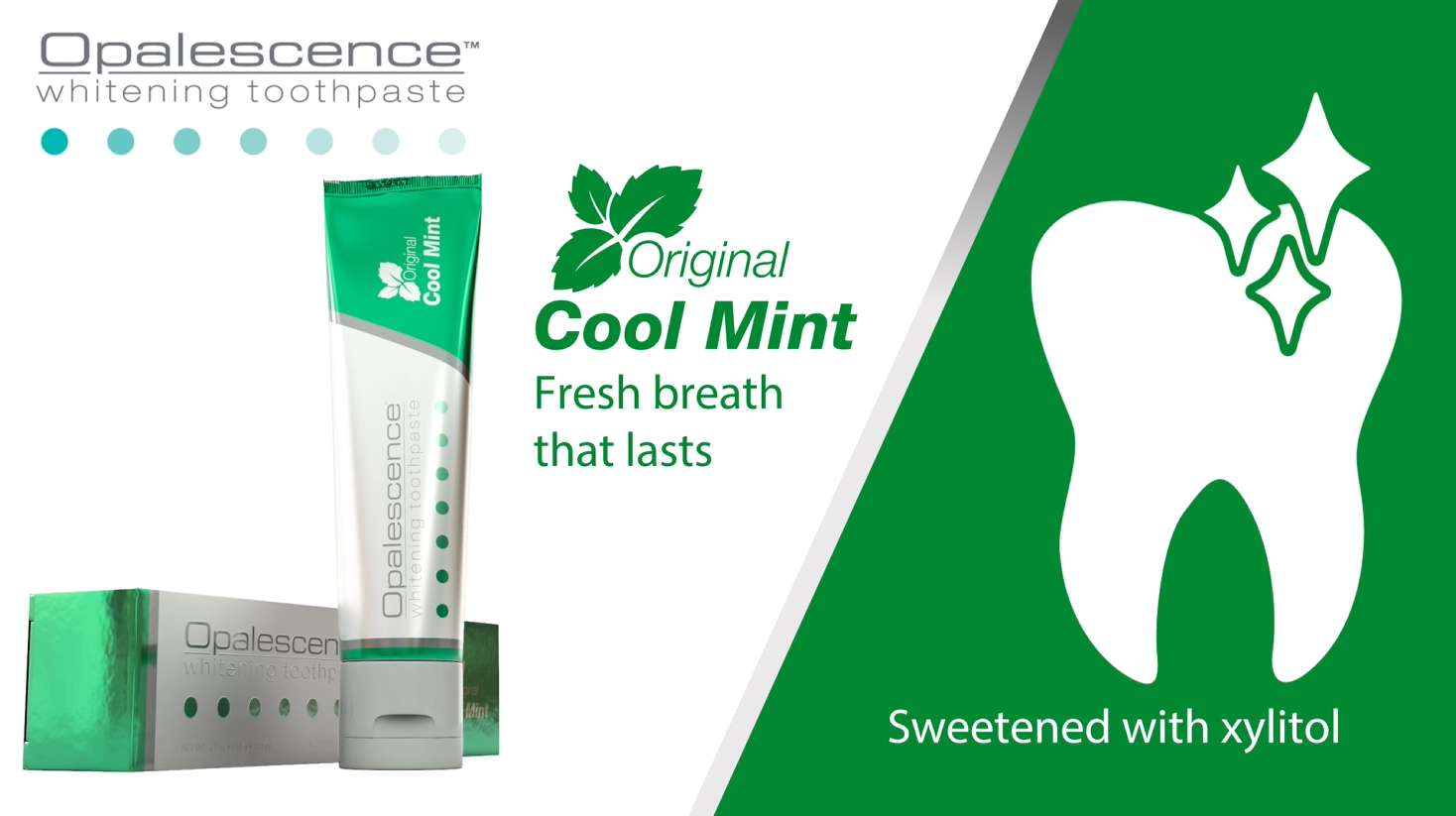 thumbnail video image 2 of Opalescence Teeth Whitening Toothpaste Original Formula (Pack of 3) Oral Care Gluten Free, 4.7 Ounce, 2 of 8