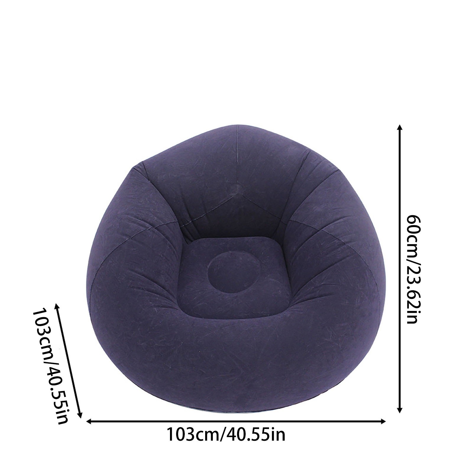 thumbnail video image 2 of Inflatable Couch Soft Bag Chairs for Adults Inflatable Chair Set of 6 Portable for Camping Excursion Home Indoor Outdoor Use,Waterproof Outdoor Cushions, 2 of 6