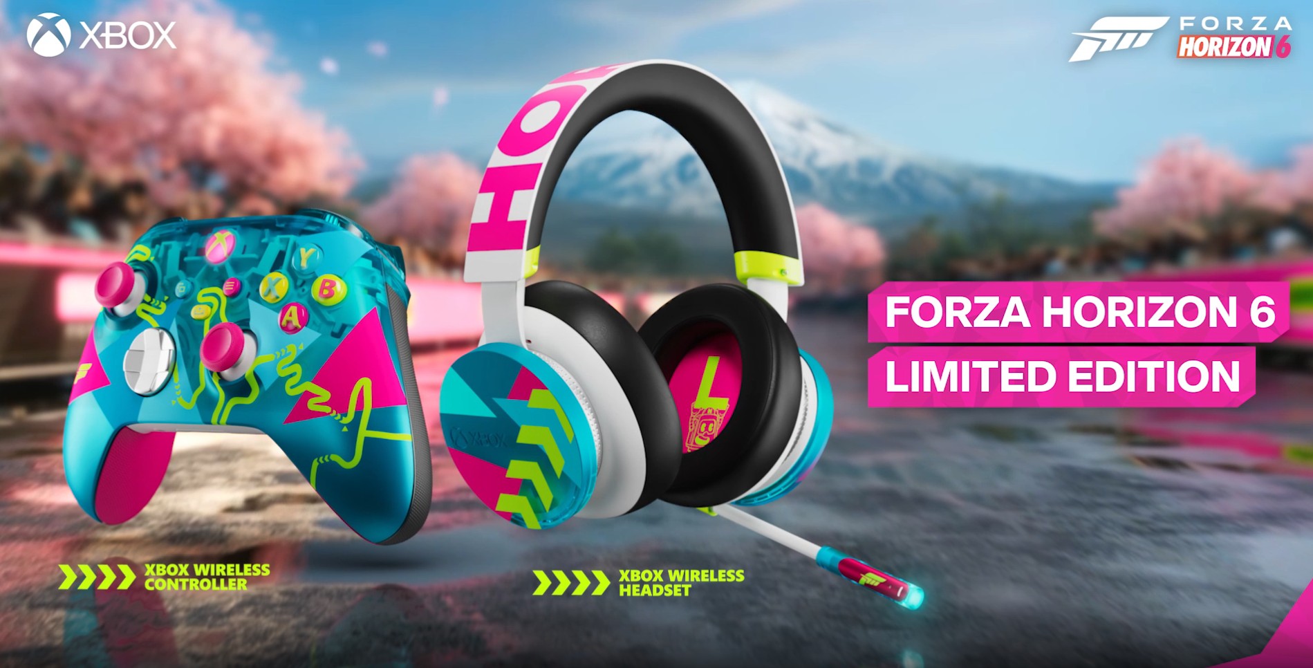 thumbnail video image 2 of Xbox Wireless Controller – Forza Horizon 6 Limited Edition – Xbox Series X|S, Xbox One, PCs, and Cloud-Enabled Devices, 2 of 8