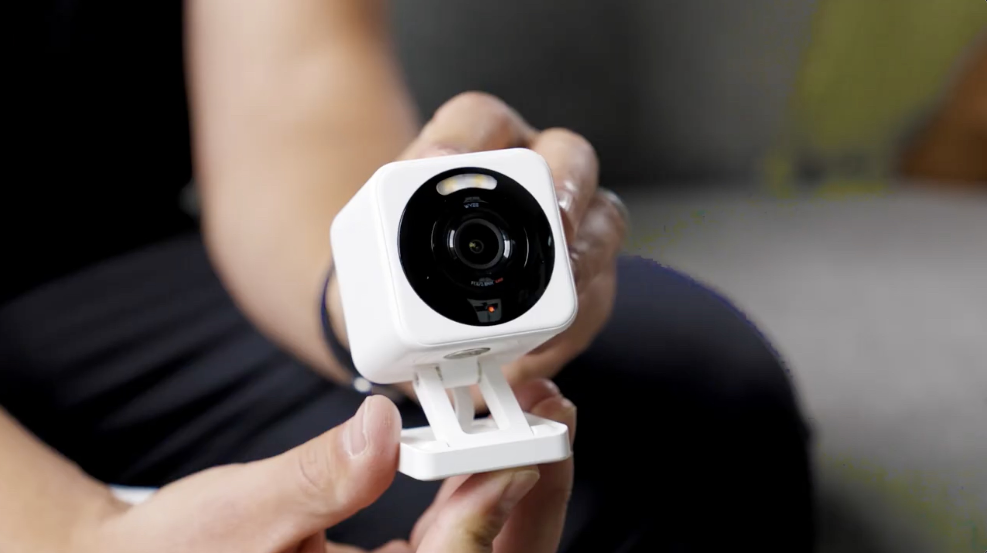 thumbnail video image 2 of Wyze Cam v4 2.5K QHD Wi-Fi Indoor/Outdoor Smart Home Security Camera with Color Night Vision, Motion-Activated Spotlight, and 2-Way Audio, 2 of 12