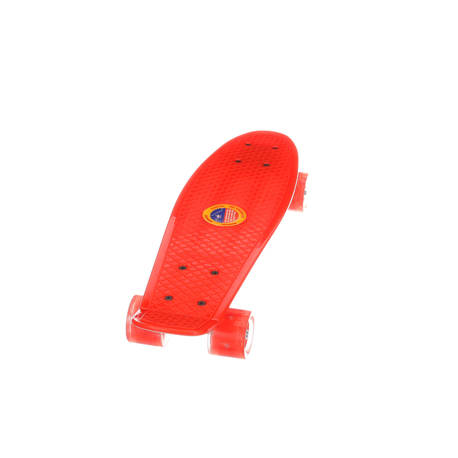 Dash Toyz 22 In. Red Cruiser Light-Up Wheels Skateboard