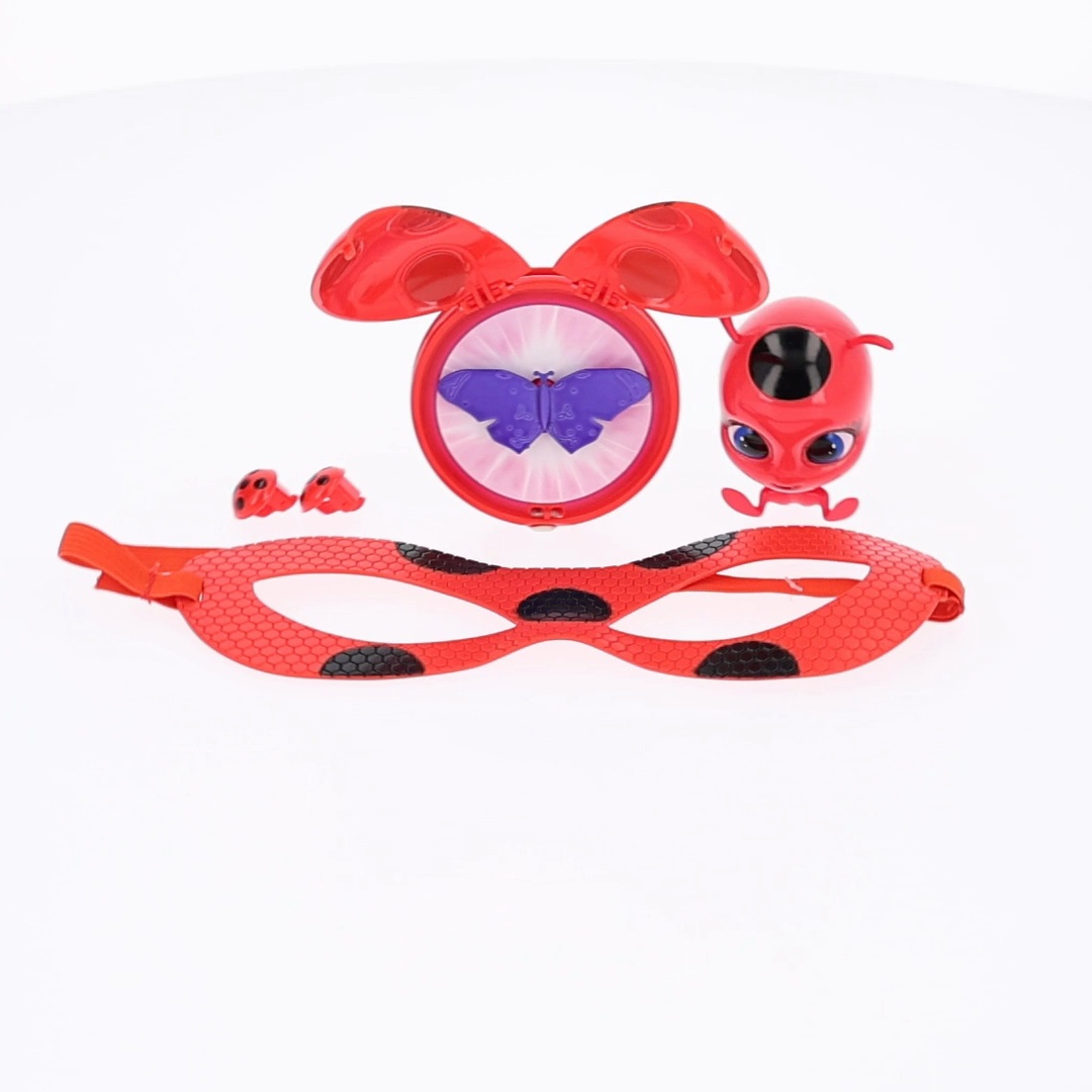 open lace back dress Ladybug Costume Set for Adult