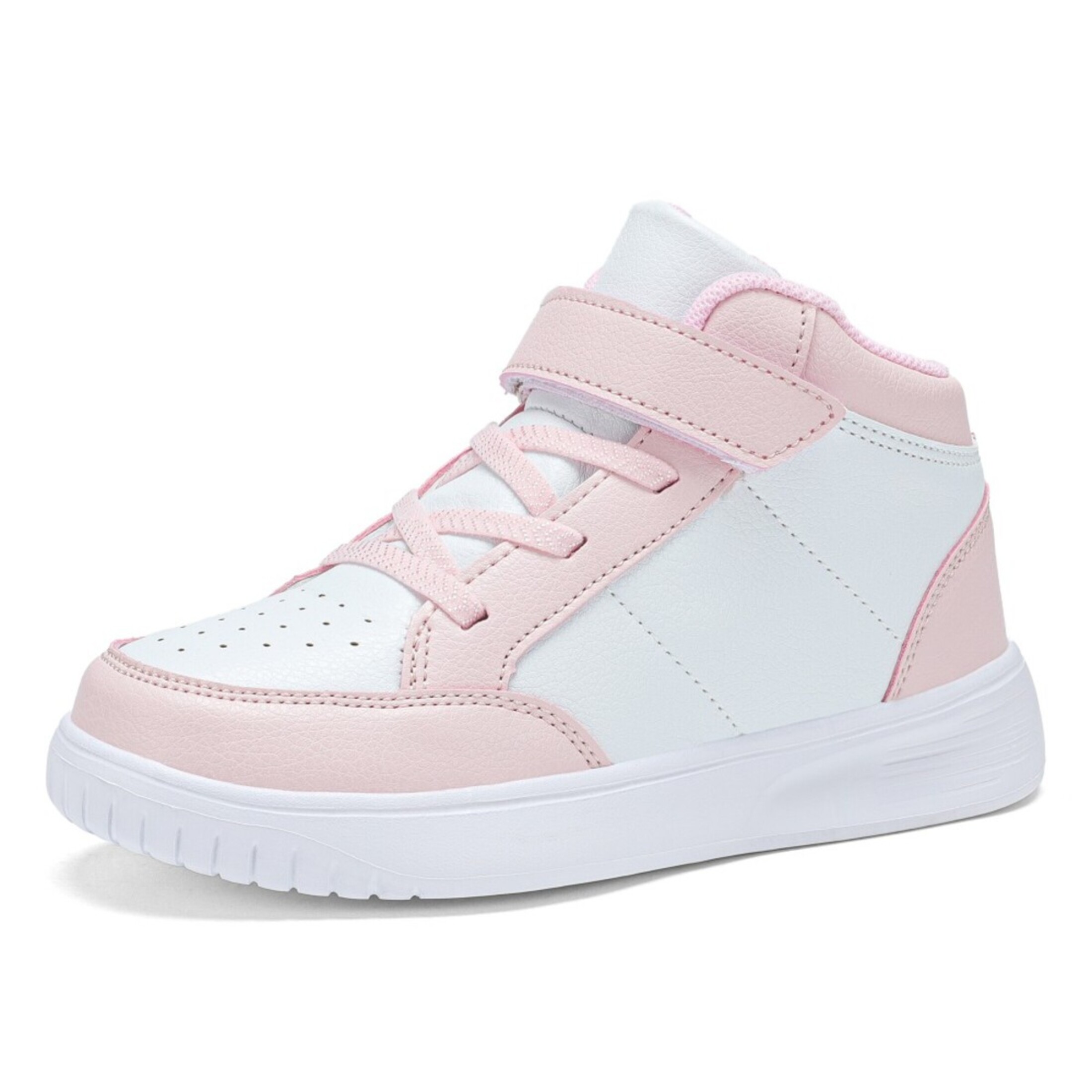 thumbnail video image 2 of Children's Lightweight Running Sneaker with Adjustable Hook & Loop Closure Casual Shoes (Unisex), 2 of 8