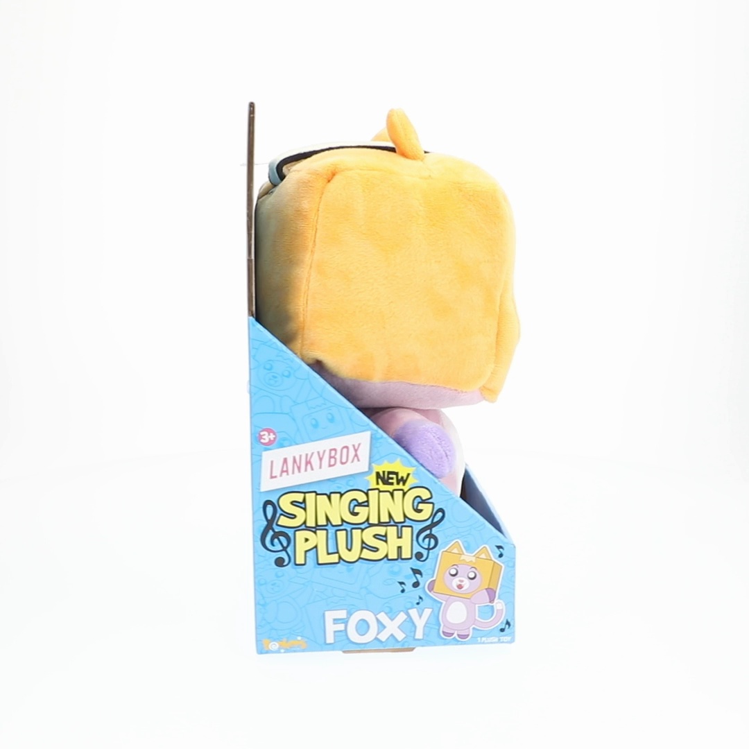 LANKYBOX Foxy 11-Inch Singing Plush Electronic Collectible