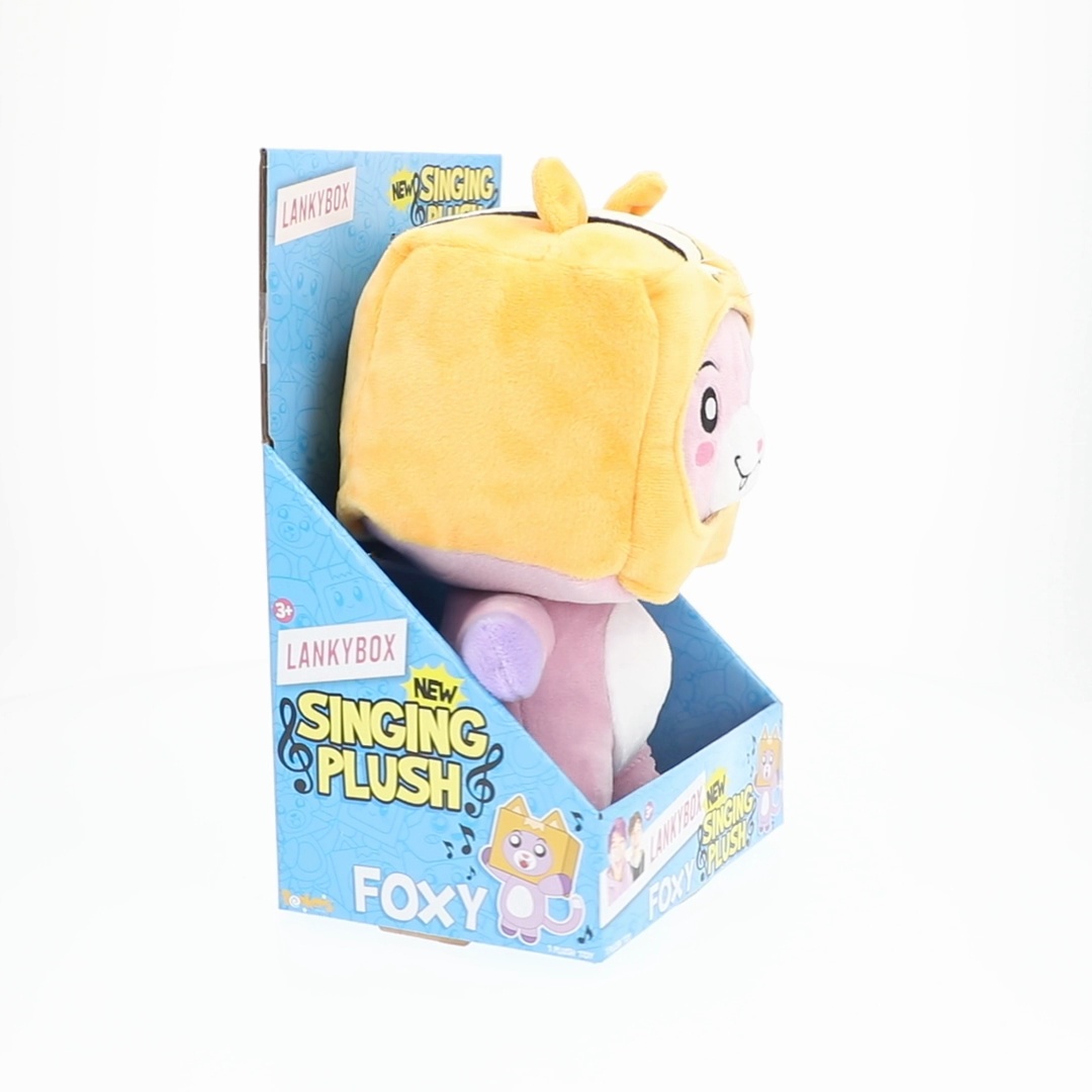 LANKYBOX Foxy 11-Inch Singing Plush Electronic Collectible