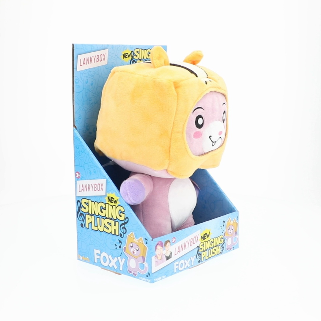 LANKYBOX Foxy 11-Inch Singing Plush Electronic Collectible