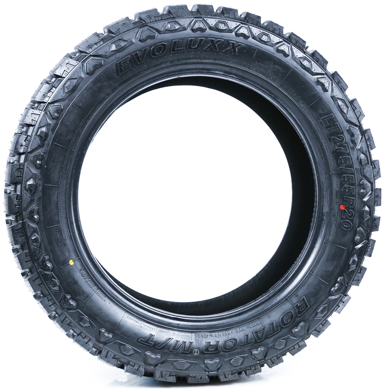 Evoluxx, Light Truck Tire, LT275/55R20 121/117Q E, Mud Terrain