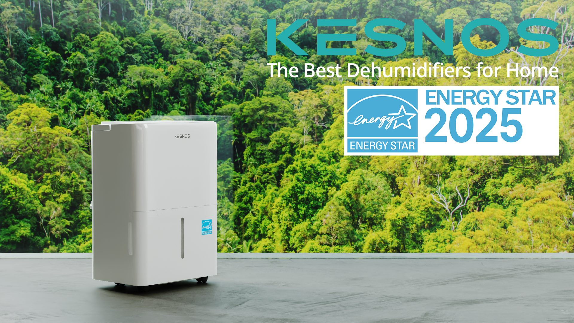 thumbnail video image 2 of Kesnos 2,500 Sq. Ft. 30 Pint Dehumidifier for Bedroom & Basement, Ultra-Quiet Portable Dehumidifier with 4 Modes, Auto Defrost, 10 Pint DOE, 2 of 11