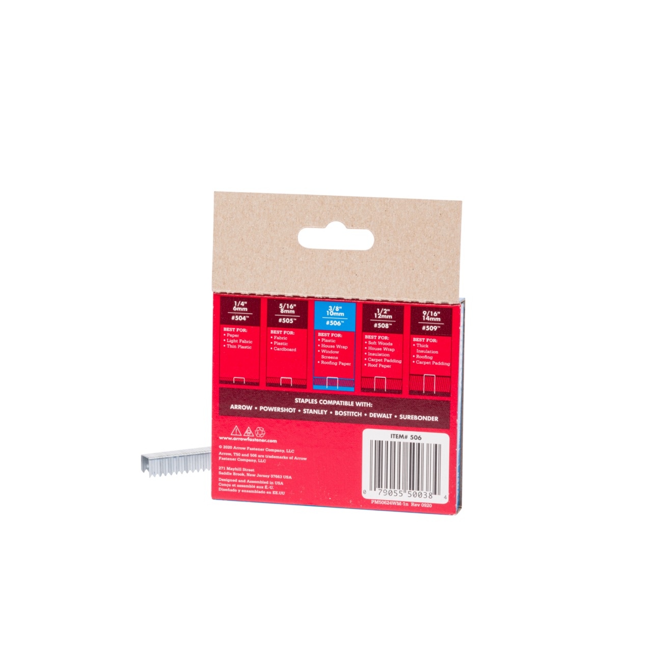 Type 53 series Staples 6 8 10 12 14 16 mm 22 Ga galvanised