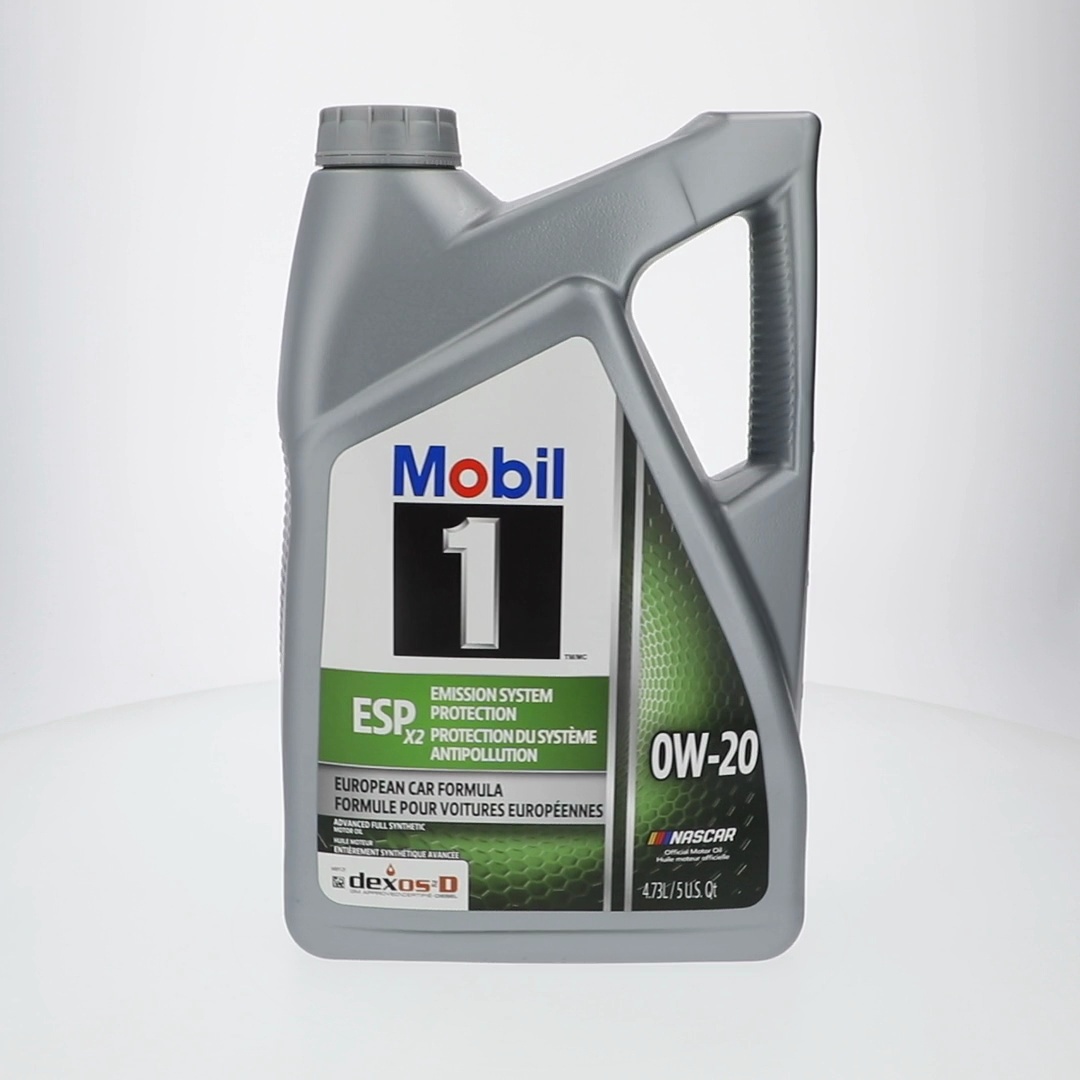 4 pack) Mobil 1 ESP X2 Full Synthetic Motor Oil 0W-20, 5 Quart