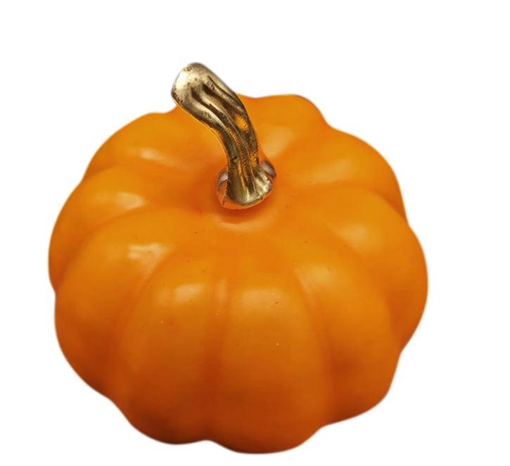thumbnail video image 2 of Torqee Pumpkin Model Halloween Decoration,Simulation Color Pumpkin Decoration Props for Halloween and Fall,Yellow Pumpkin, 2 of 4
