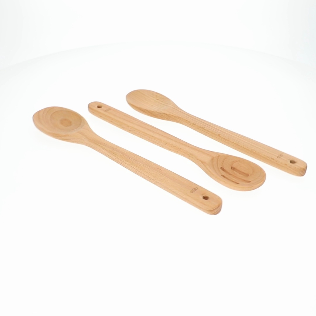 OXO Softworks Wooden 3-Piece Cooking Spoons - Walmart.com