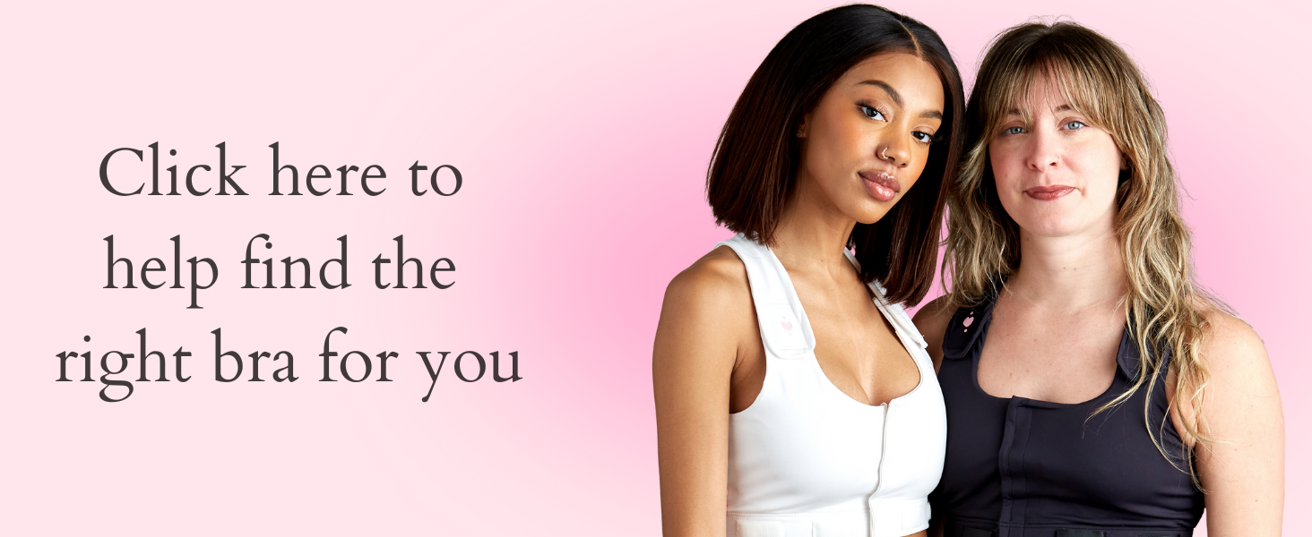 thumbnail video image 2 of heart&core Serena Bra, Post-Surgery, Racerback with Pockets, Black, Small, 1 Ct, 2 of 10