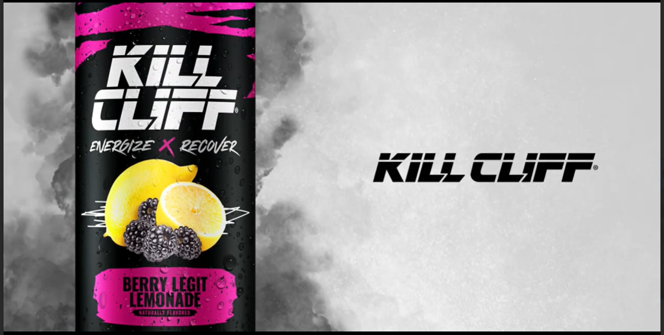 thumbnail video image 2 of Kill Cliff Recovery- Berry Legit Lemonade- Clean Recovery Drink, 12 oz, 12 Pack, 2 of 7