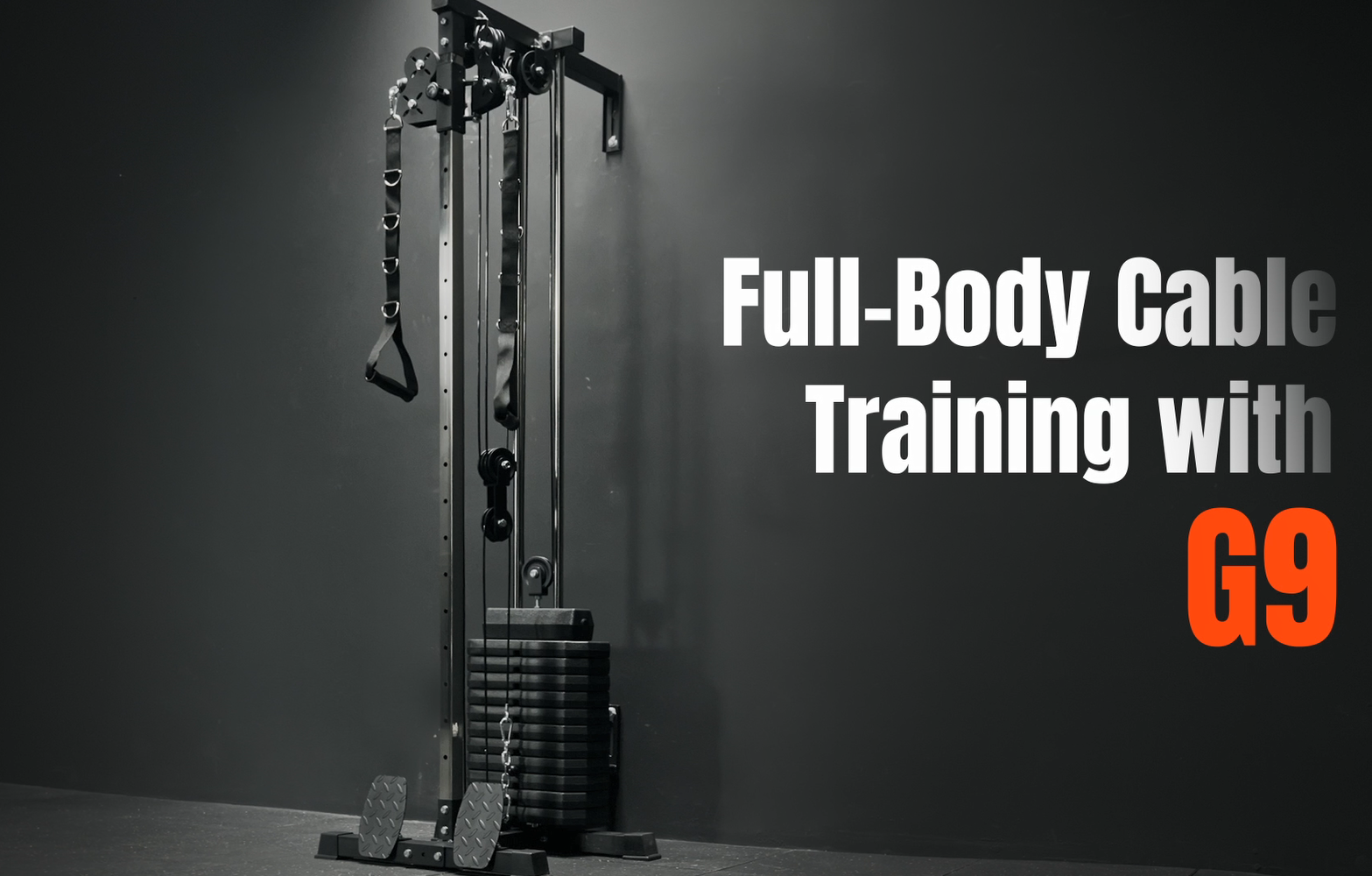 thumbnail video image 2 of Mikolo Wall Mounted Cable Crossover Machine, 118LBS Weight Stack Lat Pulldown Machine, Dual Pulley System with 19 Adjustable Positions, Home Gym Pulley Tower for Full Body Strength Training, 2 of 12