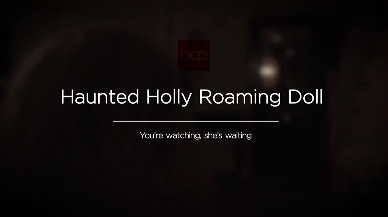 thumbnail video image 2 of Best Choice Products Animatronic Roaming Doll Halloween Decoration, Haunted Holly Sound Activated Prop w/ Light-Up Eyes, 2 of 8