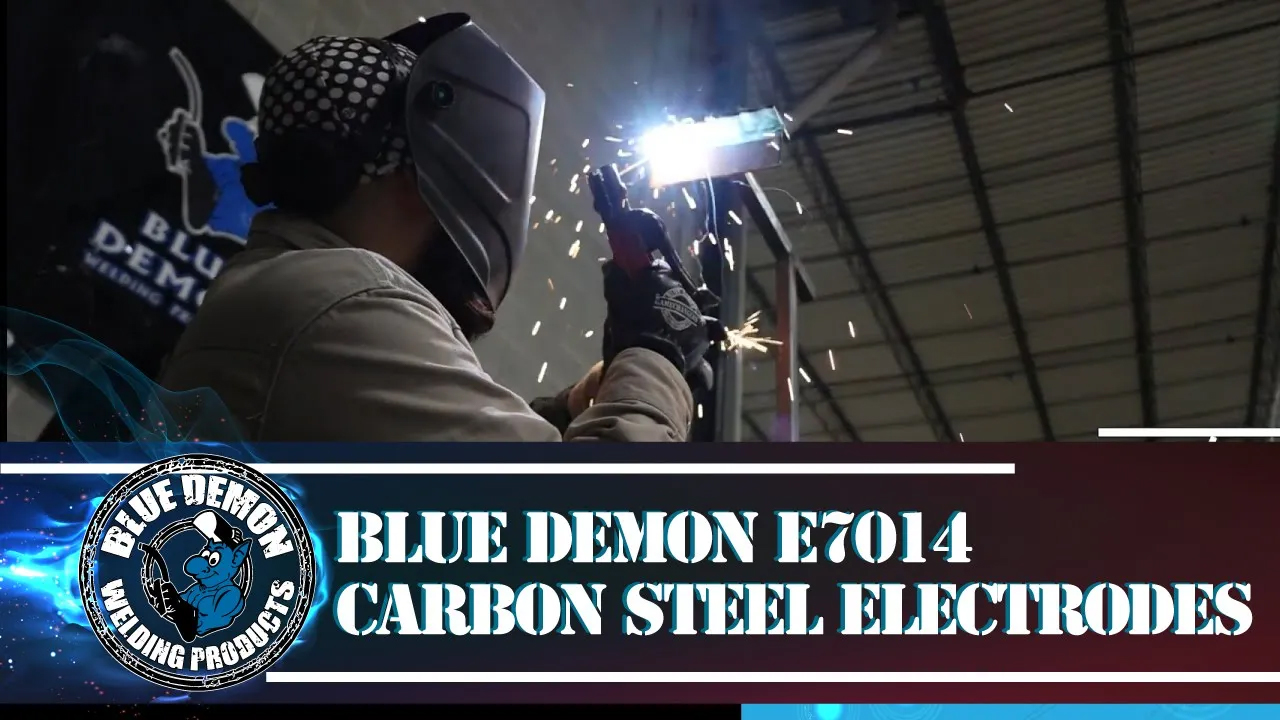 thumbnail video image 2 of Blue Demon E7014 3/32in Plastic Carbon Steel Electrode, 5lbs, 2 of 4