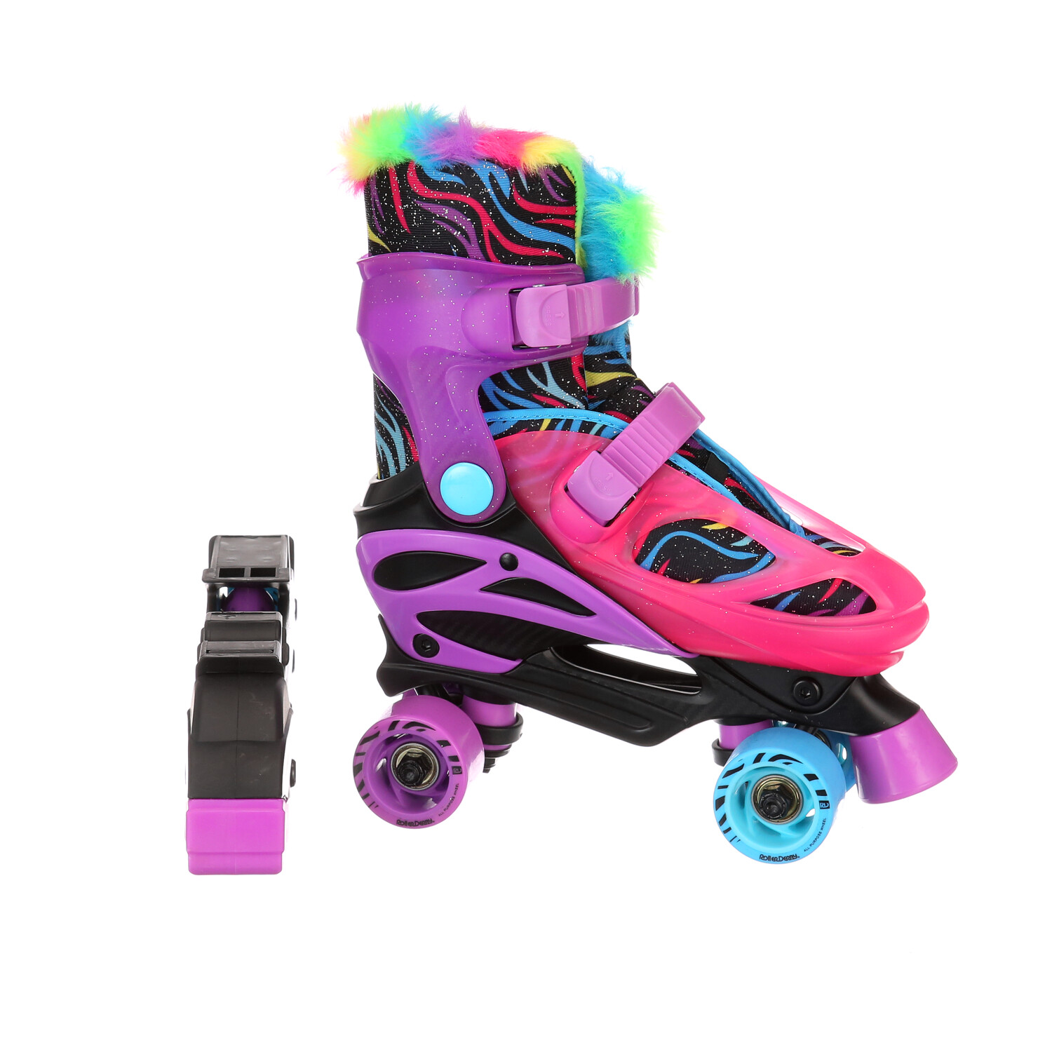 Roller Derby Sprinter Girl s Youth 2 in 1 Quad Roller and Inline