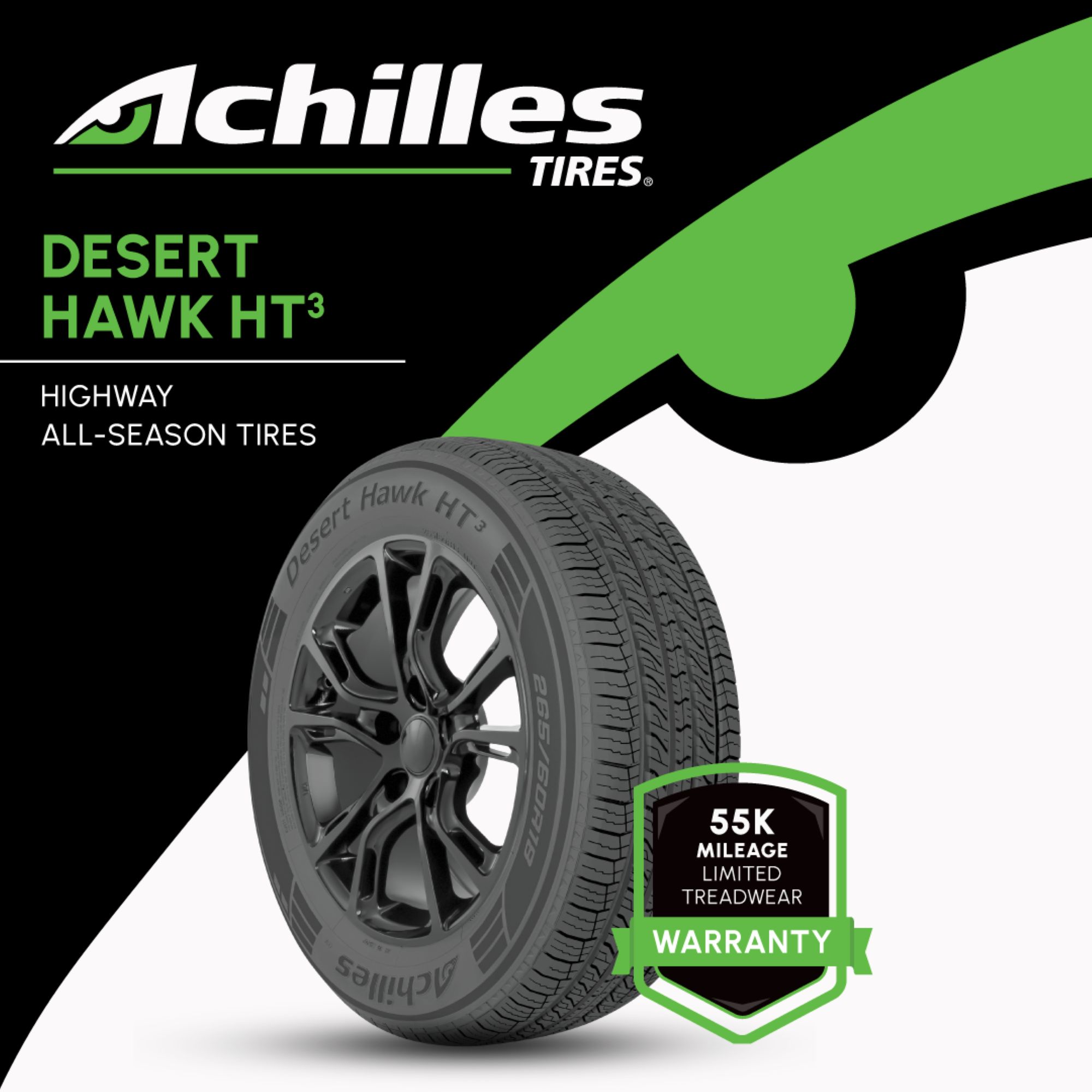 Achilles Desert Hawk HT3 SUV/Crossover Tire 265/65R18 114T