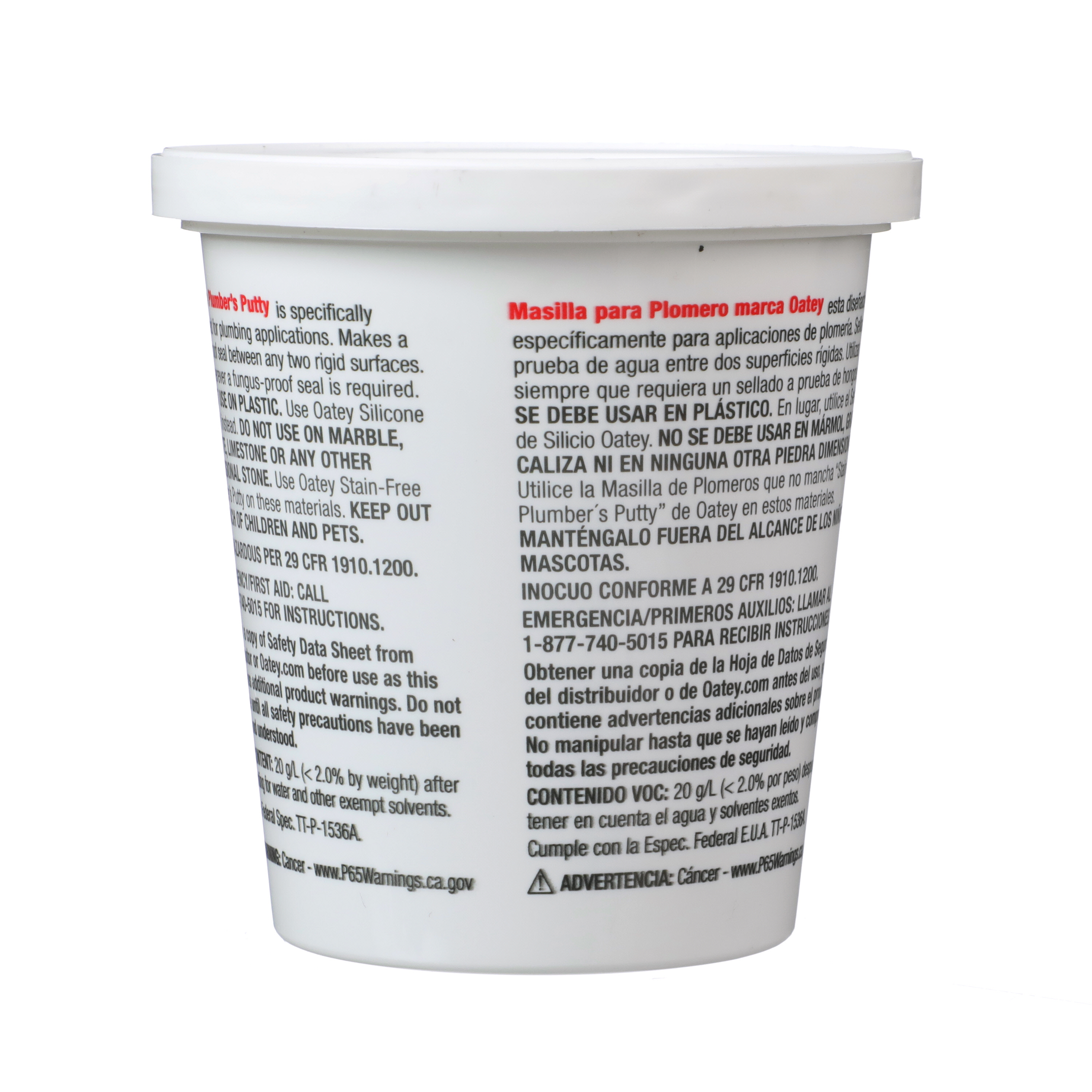 Oatey Plumber&rsquo;s Putty Sealing Compound for Frames and Faucets, 14 