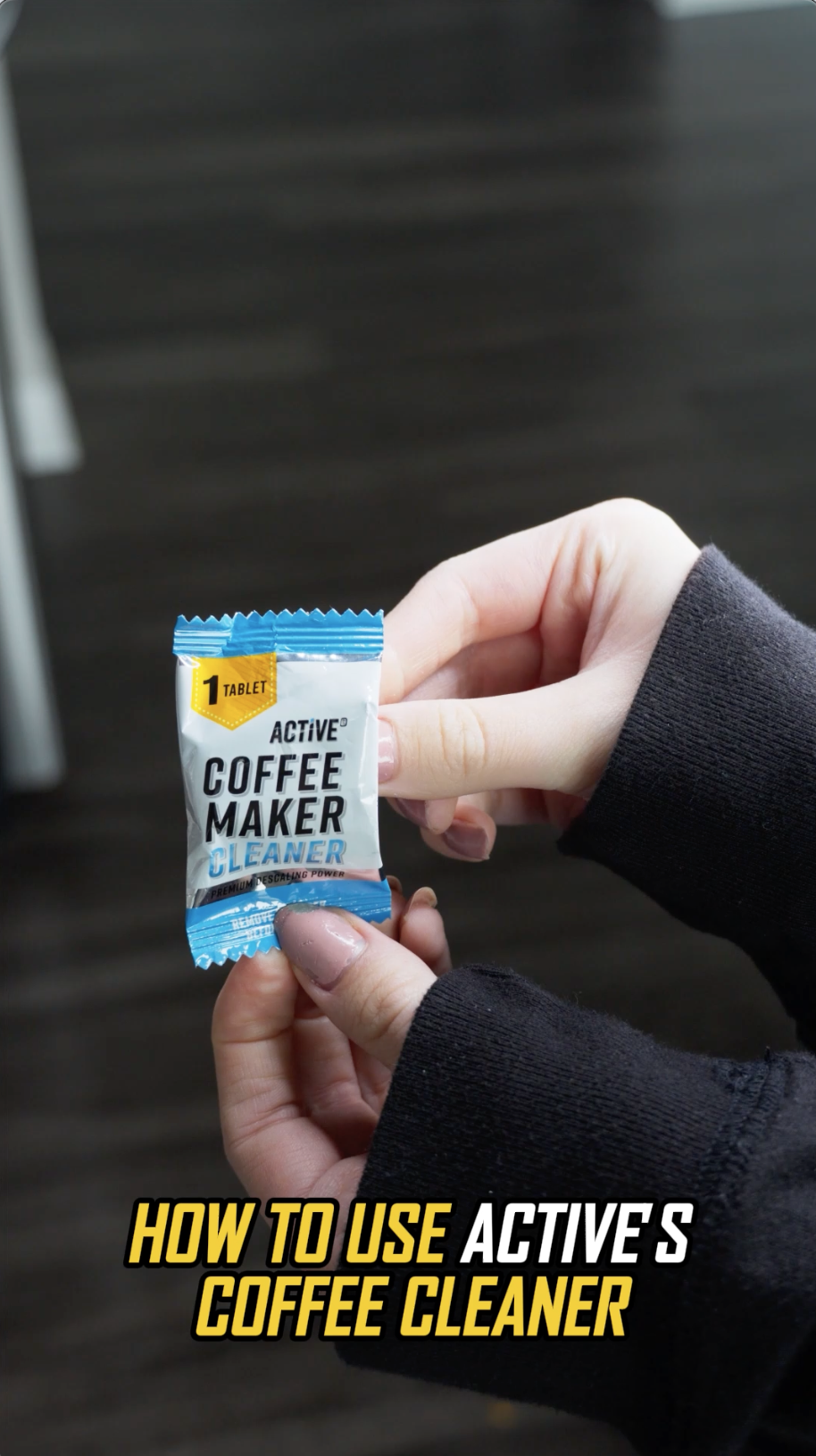 thumbnail video image 2 of Active Coffee Machine Cleaner and Descaler, (Keurig, Nespresso, Ninja, Espresso), 24 Count, 1 pack, 2 of 6