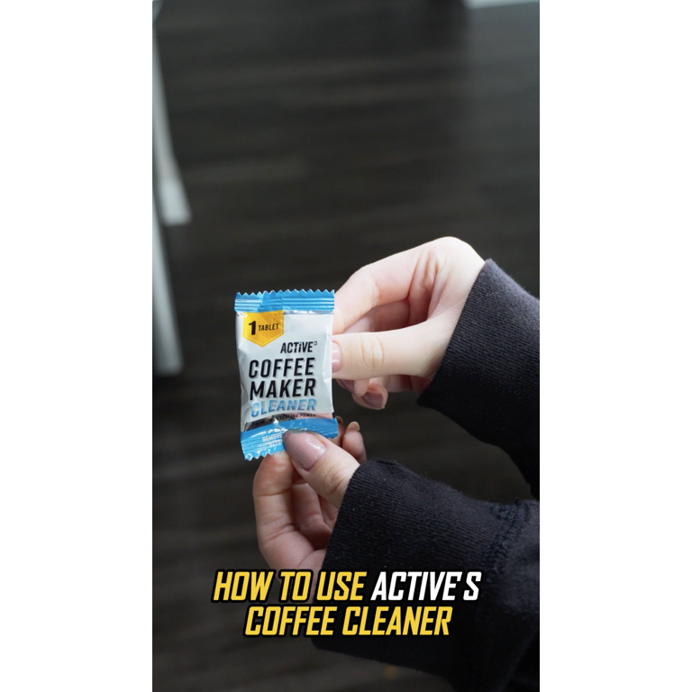 Active Coffee Machine Cleaner and Descaler, 24 Tablets, Compatible