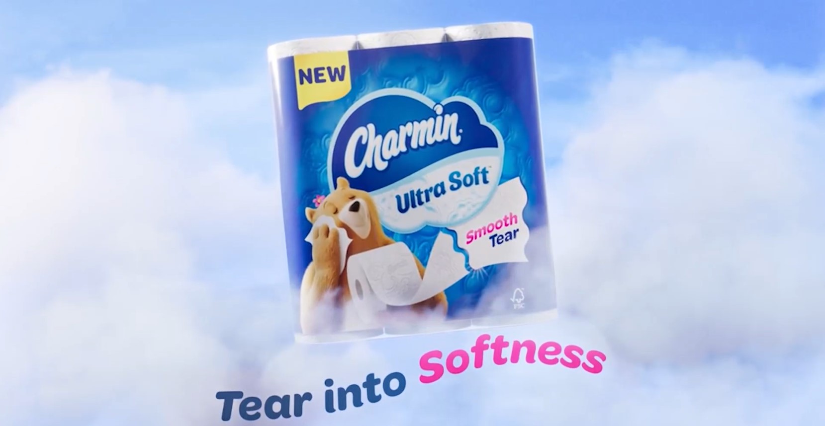 thumbnail video image 2 of Charmin Ultra Soft Toilet Paper, 12 Mega Rolls, 2-Ply Bath Tissue, 2 of 19