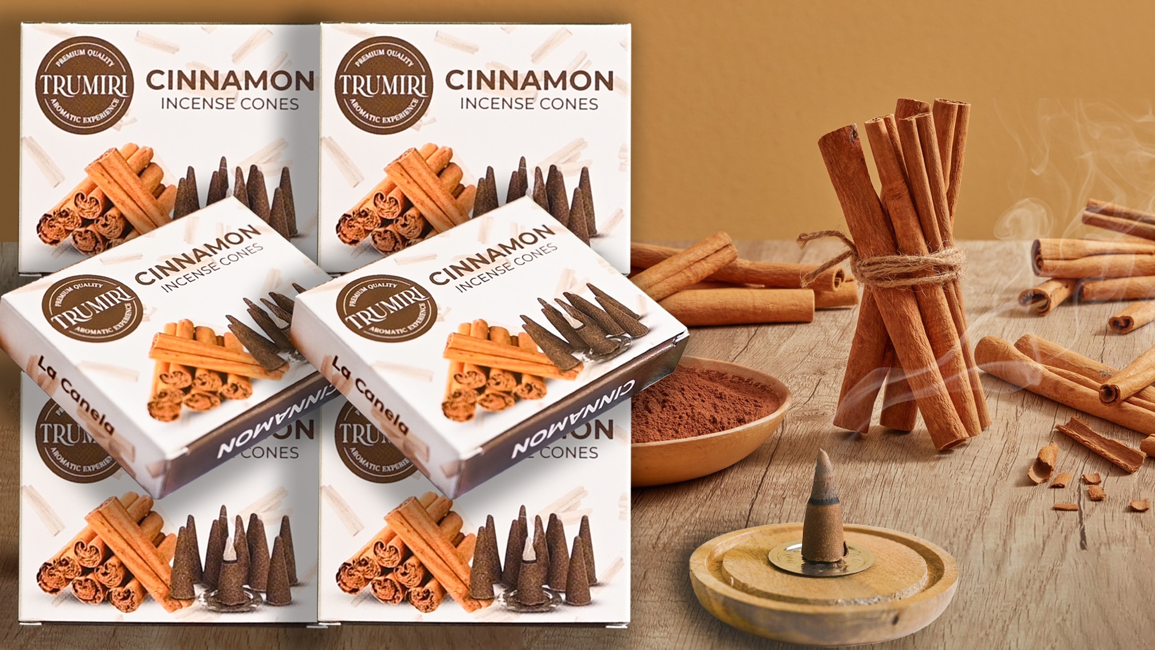 thumbnail video image 2 of Cinnamon Incense Cones - Total 60 Cone Incense - Six Packs of 10 Insence Cones - Incense Cones Scented - Cone Incense Scents - Insense Cones - Inscent Cones, 2 of 8