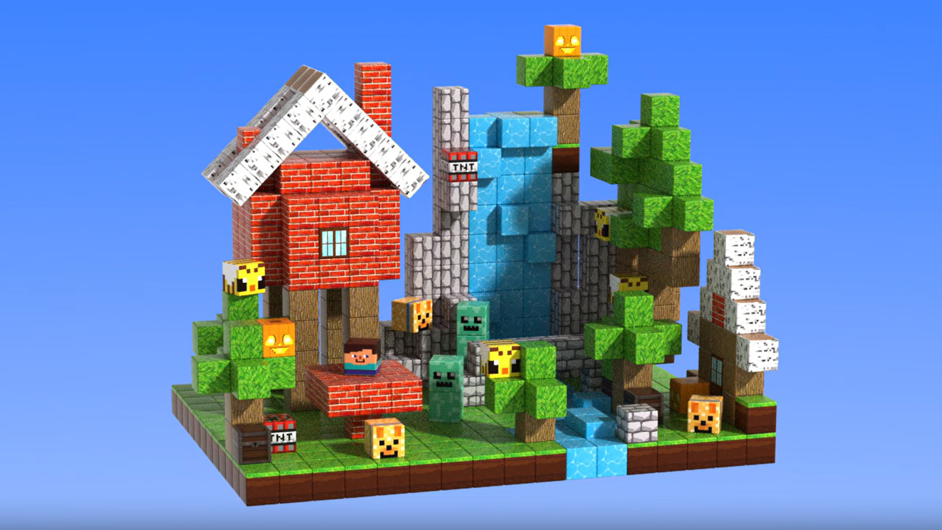 thumbnail video image 2 of Annexfun 150PCS Magnetic Blocks - Magnetic Building Blocks, Magnet Cubes Toys Stacking, Build Forest World Set, STEM Montessori Sensory Toys for Kids Boys Girls Ages 3-5 6-8 Easter Birthday Gifts, 2 of 8