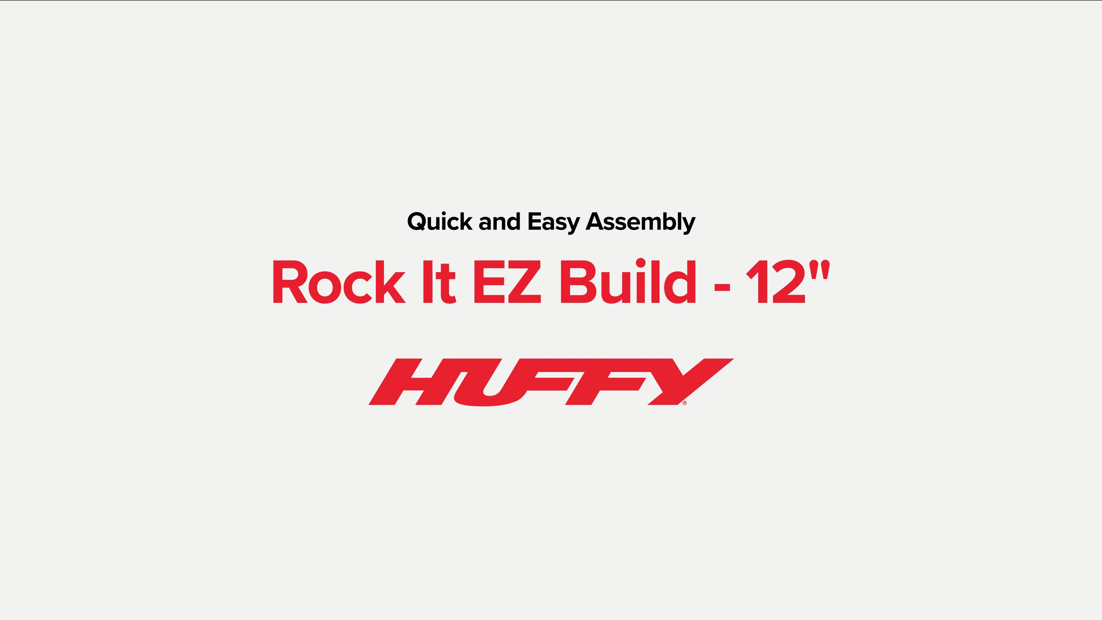 thumbnail video image 2 of Huffy 12" Rock It Kids’ Bike, Fits Riders 37”-42”, EZ Build, Cobalt Blue, 2 of 13