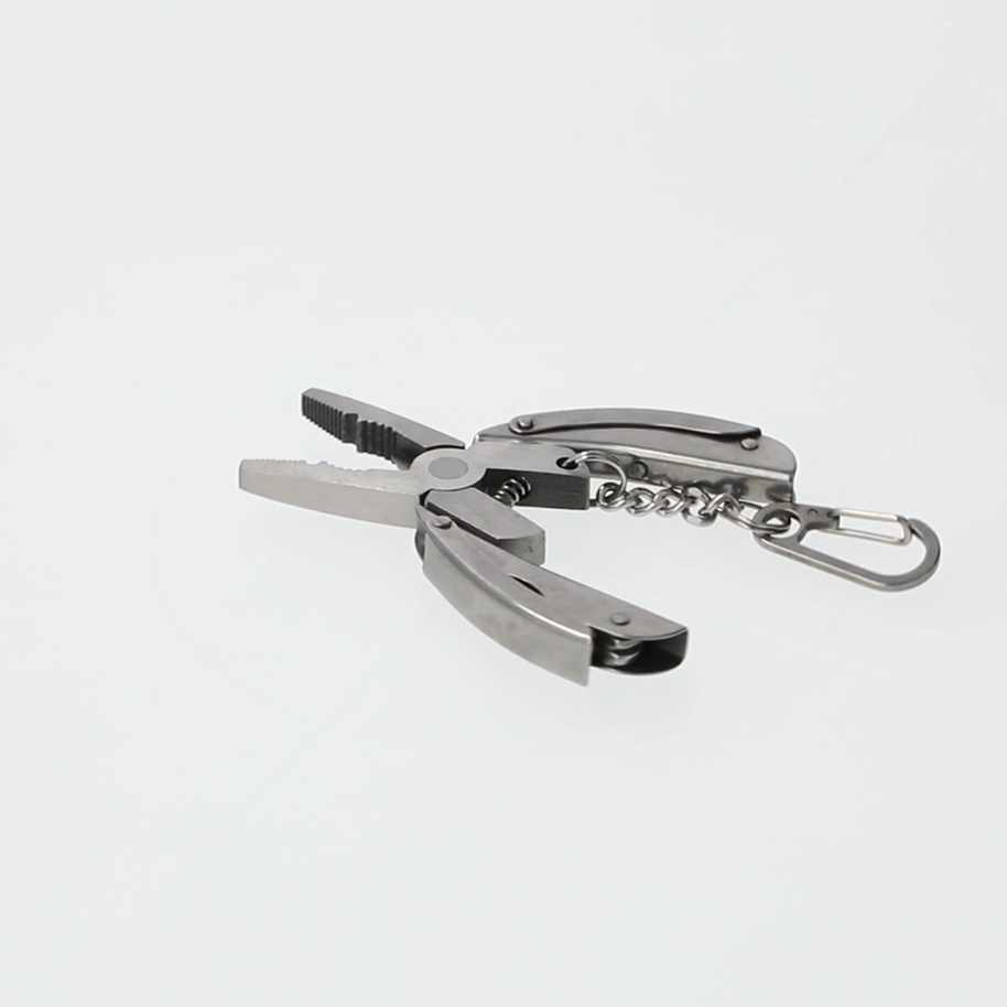 Ozark Trail 9 in 1 Mini Fishing Multi Tool, Compact Stainless