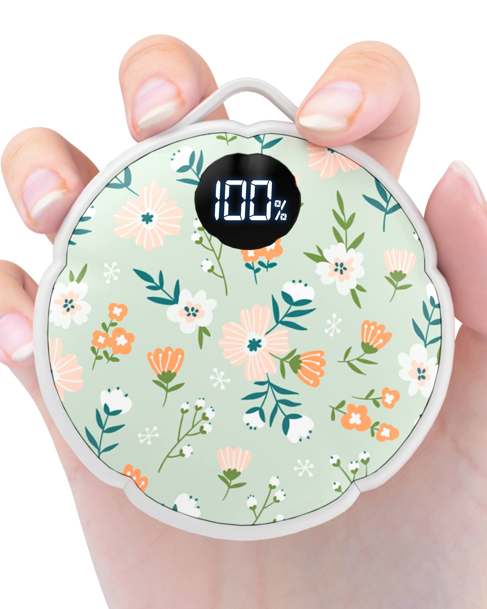 thumbnail video image 2 of FrSara Hand Warmers Rechargeable, Hangable Electric Hand Warmer w/ 4000mAh Last 10 Hours, 3-Level Heat w/Strip, Light & Display, Gift for Outdoors Camping Hiking Skiing Raynauds & Christmas, 2 of 9