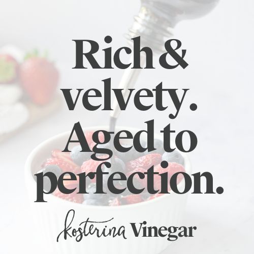 thumbnail video image 2 of Kosterina Dark Chocolate Balsamic Vinegar, 8 fl oz, 2 of 10