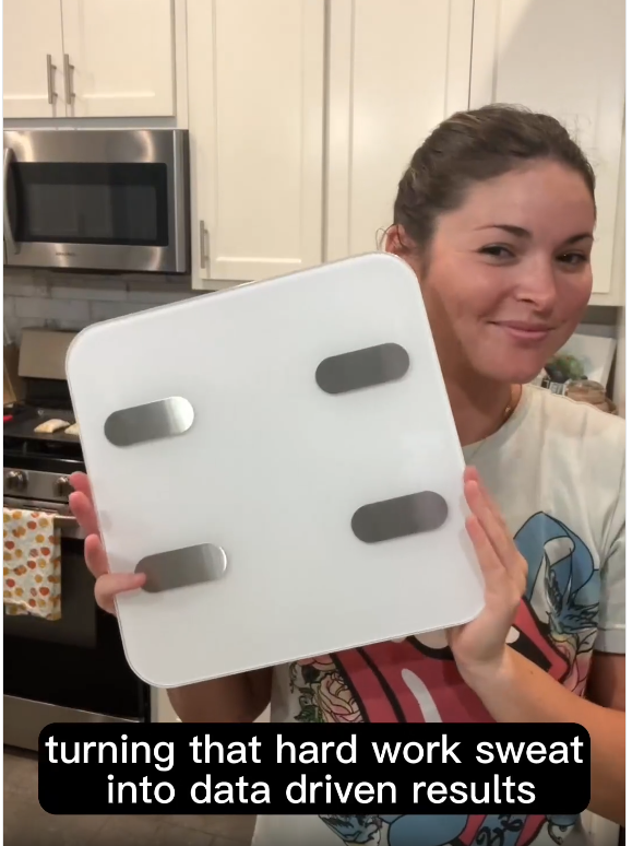 thumbnail video image 2 of NextLevel Fit Scale for Body Weight, Bluetooth Bathroom Scale with App, 396 lbs Capacity, White, 2 of 9