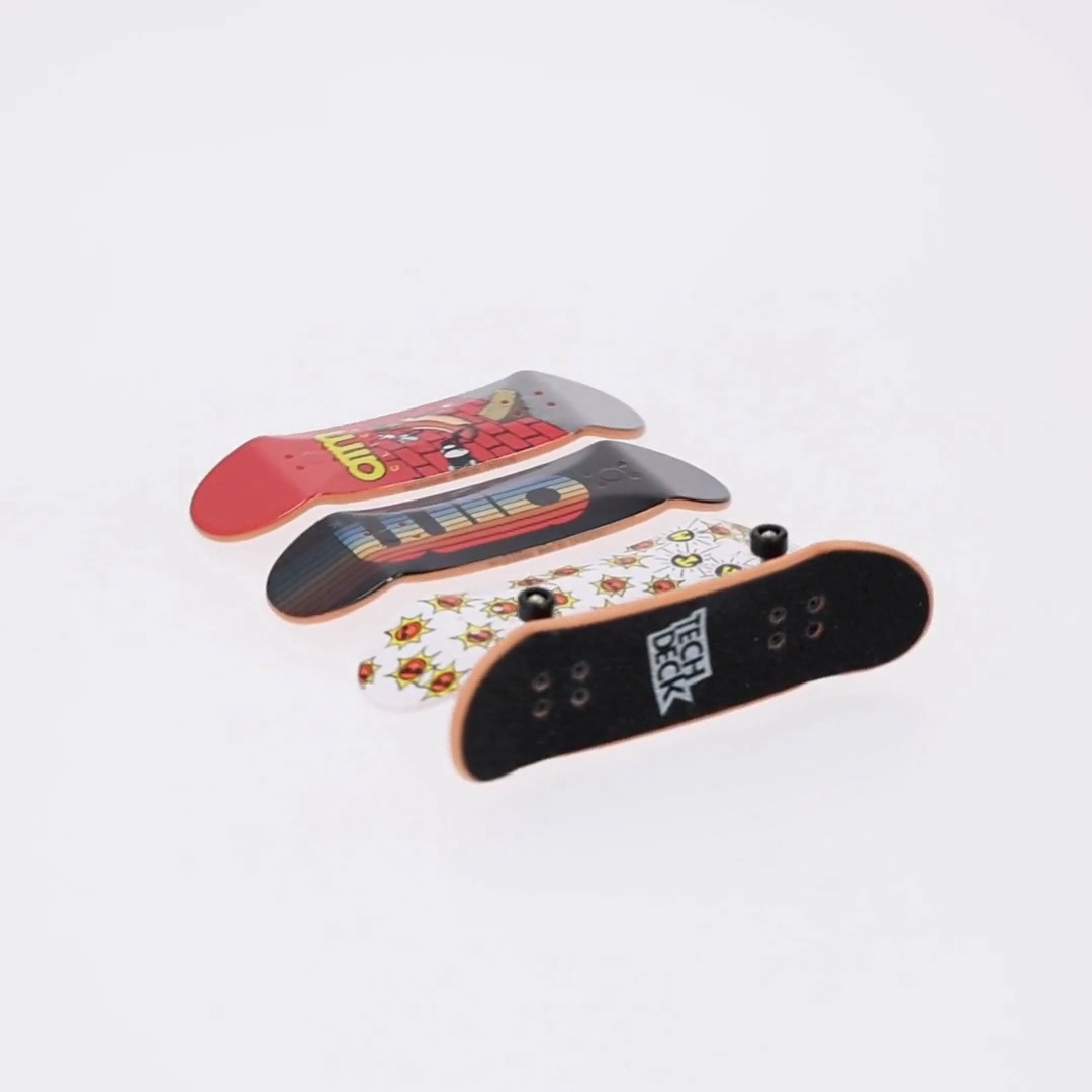Tech Deck, Ultra DLX ATM Team Fingerboard 4-Pack, Ages 6 and up