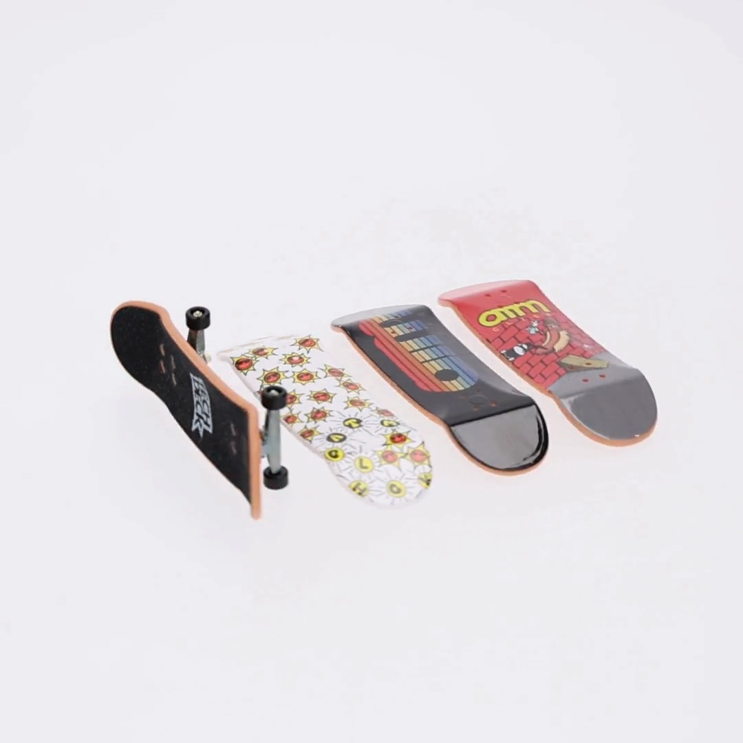 Tech Deck, Ultra DLX ATM Team Fingerboard 4-Pack, Ages 6 and up
